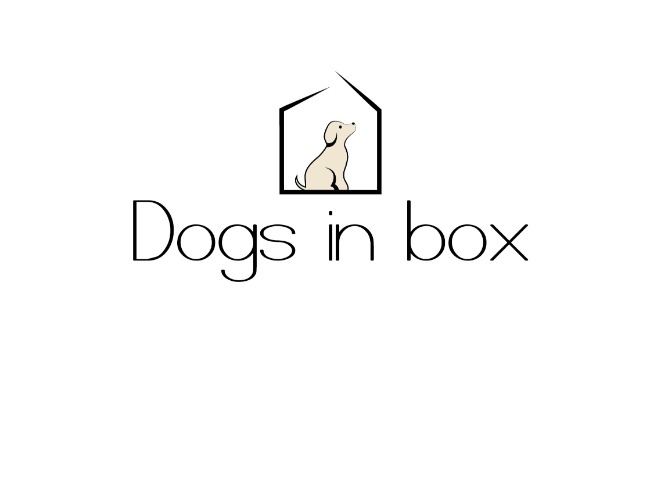Projektowanie logo dla firm,  Logo dla marki Dogs in box, logo firm - Stalmika